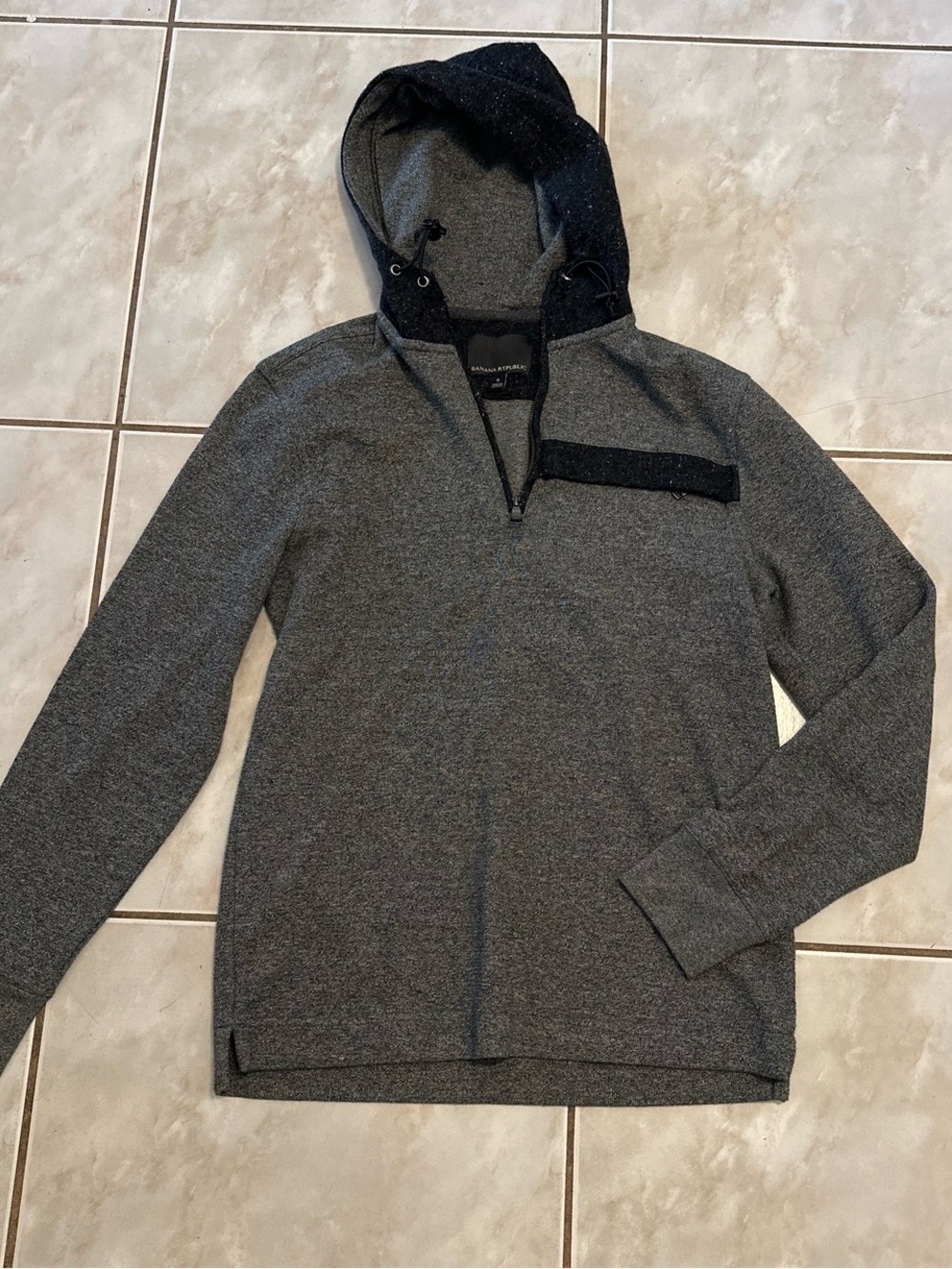Banana Republic Men’s Gray Quarter-Zip